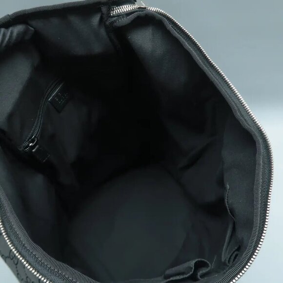100% Authentic GUCCI Black Cloth Backpack 874-101724 - Picture 9 of 11
